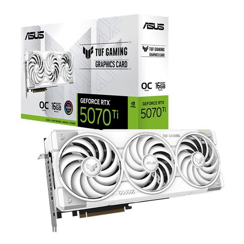ASUS NVIDIA GeForce RTX 5070 Ti TUF Gaming OC - 16GB GDDR7 PCIe 5.0